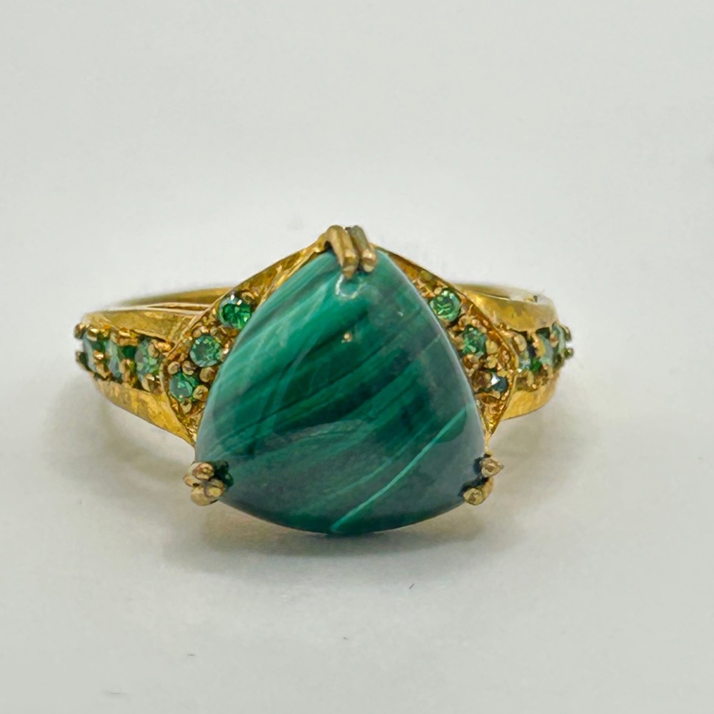 Malachite Ring; Size 7; GdB